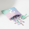 Mystery blind bag containing jewelry scoops with cute question mark packaging